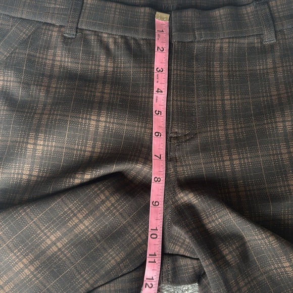 KUT High-rise Skinny Ankle Plaid Pants in Blackberry Size 16 NWT - Picture 6 of 8